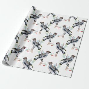 Regalo Papel de envolvimiento de aves viejas