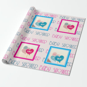 Regalo Papel de envolvimiento de Baby Shower dulce y pequ
