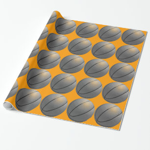Regalo Papel de envolvimiento de baloncesto de arte pop