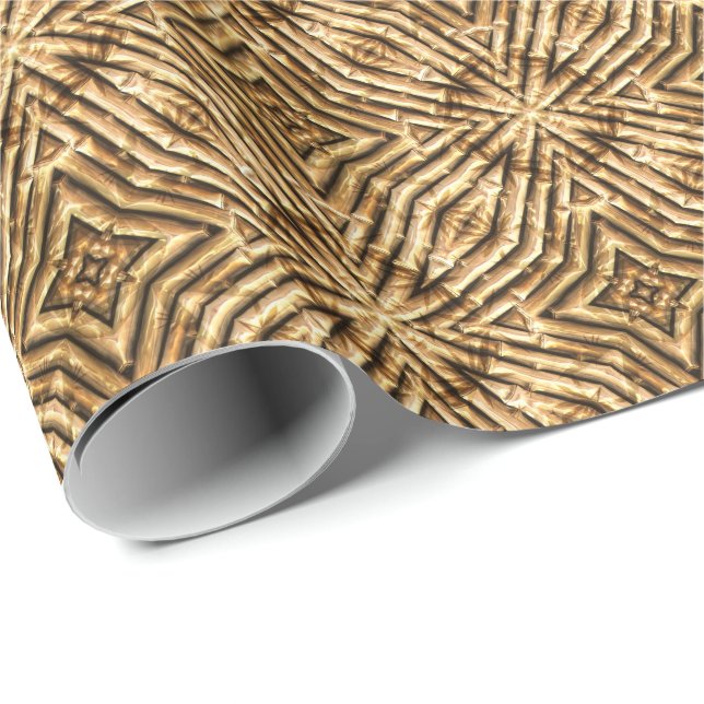 Regalo Papel de envolvimiento de Bambú Art 2A (Esquina del rollo)