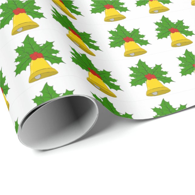 Regalo Papel de envolvimiento de Bell y Holly (Esquina del rollo)