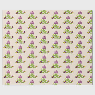 Regalo Papel de envolvimiento de Boho Floral 60
