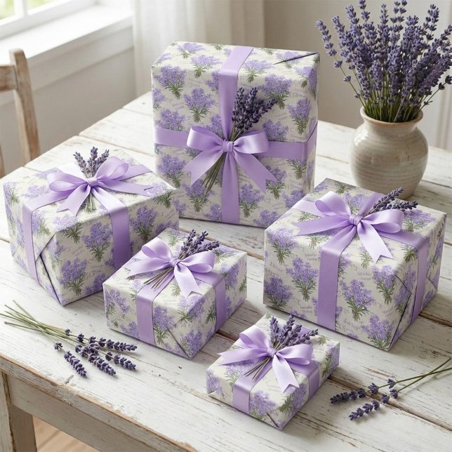 Regalo Papel de envolvimiento de bollos de lavanda de Pro (Subido por el creador)