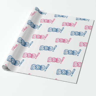 Regalo Papel de envolvimiento de boo de Halloween
