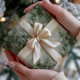 Regalo Papel de envolvimiento de bosques de color de agua