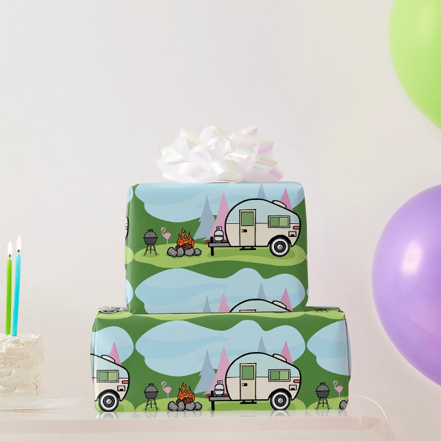 Regalo Papel de envolvimiento de brillo de Camper de esti (Subido por el creador)
