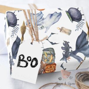 Regalo Papel de envolvimiento de brujas y fantasma de Hal
