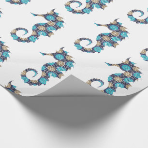 Regalo Papel de envolvimiento de caballitos de mar