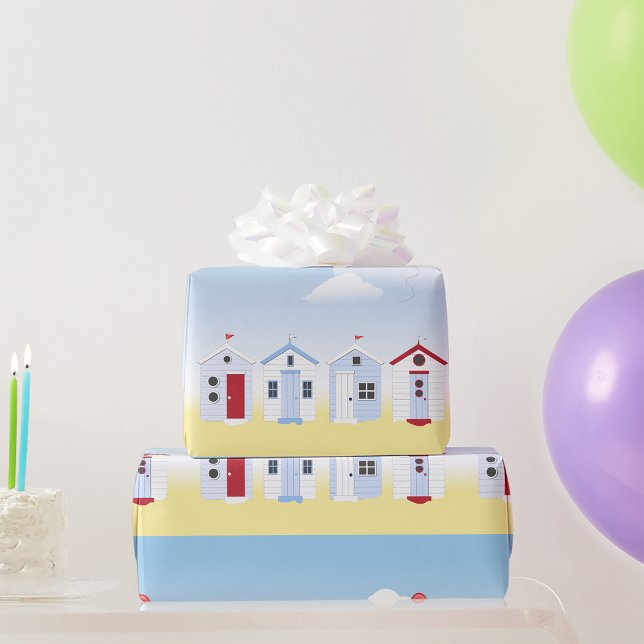 Regalo Papel de envolvimiento de cabañas de playa (Subido por el creador)