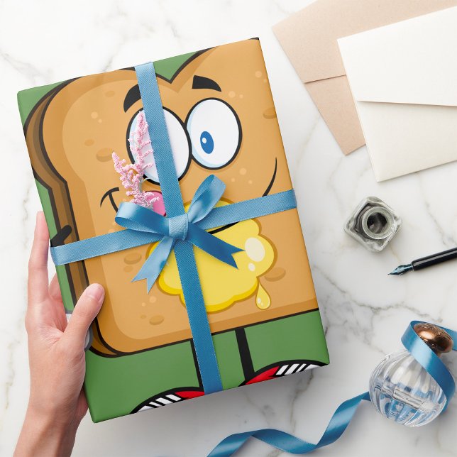 Regalo Papel de envolvimiento de cara de tostada (Subido por el creador)