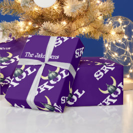 Regalo Papel de envolvimiento de cascos plateados