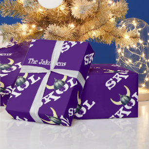 Regalo Papel de envolvimiento de cascos plateados