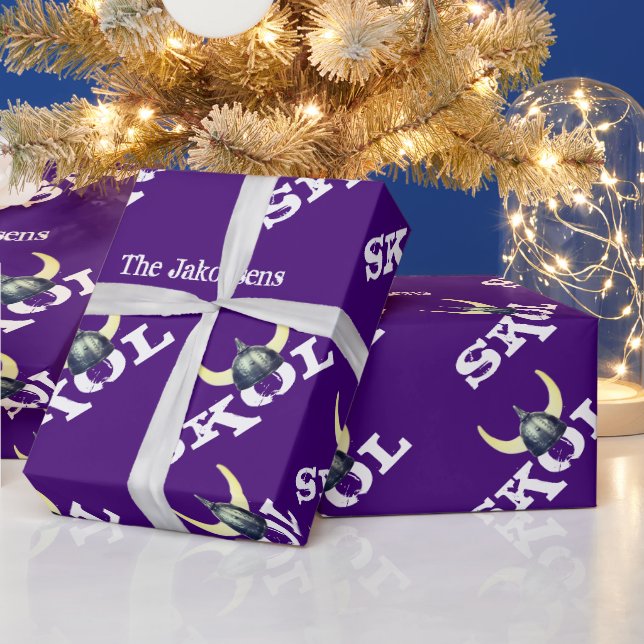 Regalo Papel de envolvimiento de cascos plateados (Vacaciones)