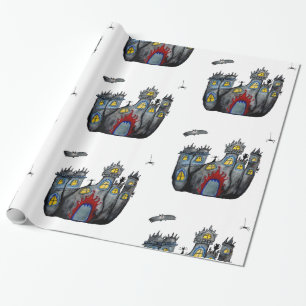 Regalo Papel de envolvimiento de castillo espumoso de Hal