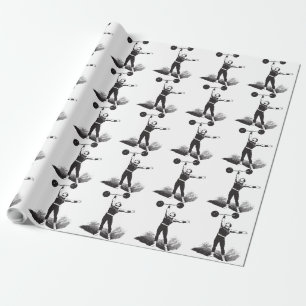 Regalo Papel de envolvimiento de Circus Strongman