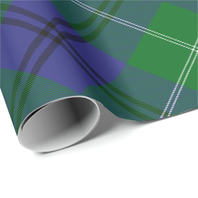 Regalo Papel de envolvimiento de Clan Oliphant Tartan (Esquina del rollo)
