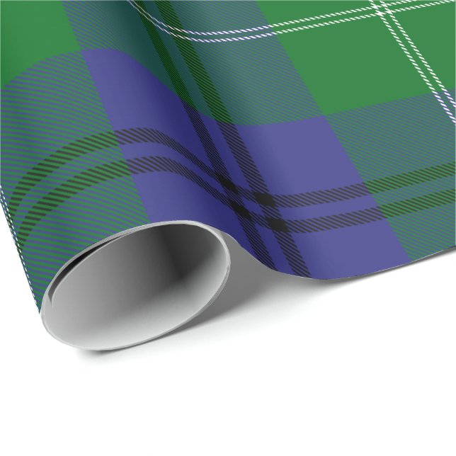Regalo Papel de envolvimiento de Clan Oliphant Tartan (Esquina del rollo)