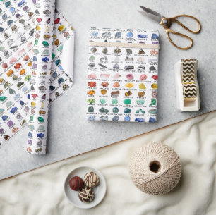 Regalo Papel de envolvimiento de colección de cristal con