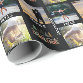 Regalo Papel de envolvimiento de Collage de fotos Familia