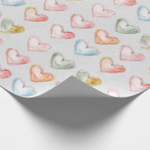 Papel de envolvimiento de colores acuáticos