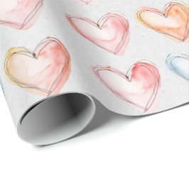 Regalo Papel de envolvimiento de colores acuáticos