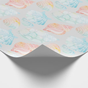 Regalo Papel de envolvimiento de conchas acuáticas