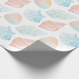 Regalo Papel de envolvimiento de conchas acuáticas