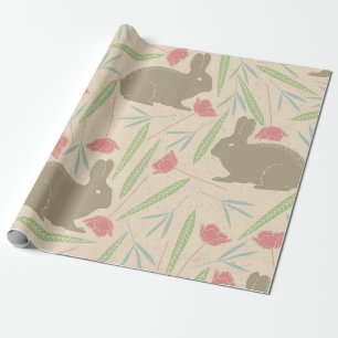 Regalo Papel de envolvimiento de conejito Spring Meadow