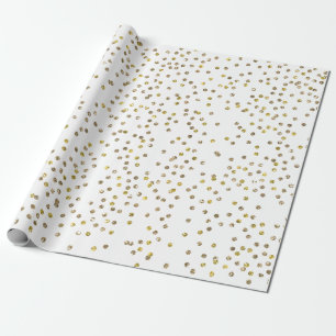 Regalo Papel de envolvimiento de Confetti Purpurina de or
