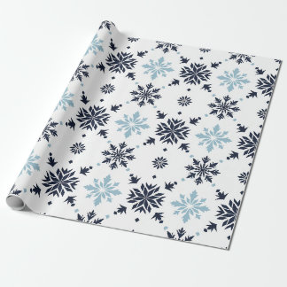 Regalo Papel de envolvimiento de copos de nieve