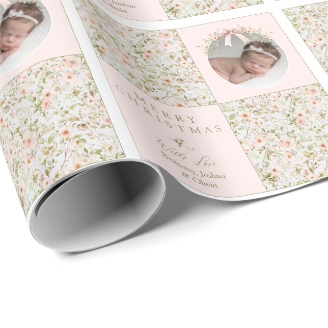 Regalo Papel de envolvimiento de coqueta de algodón con f (Esquina del rollo)