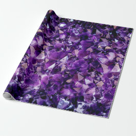 Regalo Papel de envolvimiento de cristal morado
