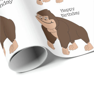 Regalo Papel de envolvimiento de cumpleaños con diseño de