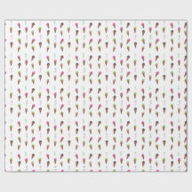 Papel de envolvimiento de cumpleaños de crema de h