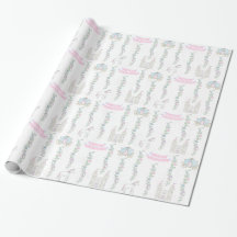 Papel de envolvimiento de cumpleaños de la princes