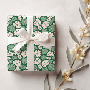 Regalo Papel de envolvimiento de cumpleaños verde oscuro