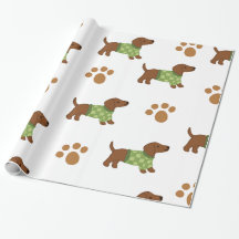Papel de envolvimiento de Dachshund