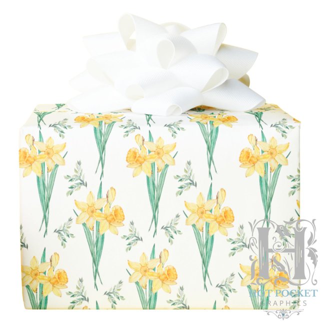 Regalo Papel de envolvimiento de Daffodils (Subido por el creador)