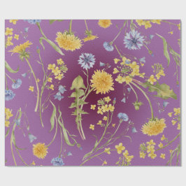 Regalo Papel de envolvimiento de Dandelion Delight