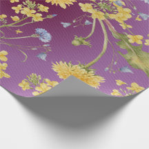 Papel de envolvimiento de Dandelion Delight
