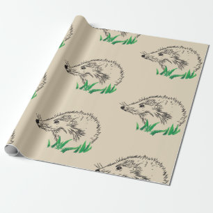 Regalo Papel de envolvimiento de dibujos de pedernal