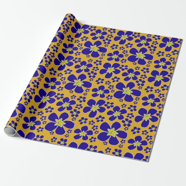 Regalo Papel de envolvimiento de diseño de la rosa de la  (Desenrollado)