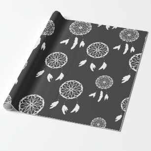 Regalo papel de envolvimiento de dreamcatcher