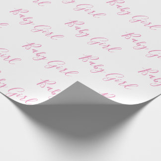 Regalo Papel de envolvimiento de ducha rosa guiñada por u