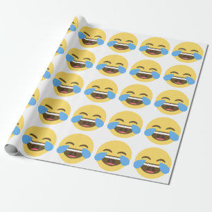 Regalo Papel de envolvimiento de Emoji de risas