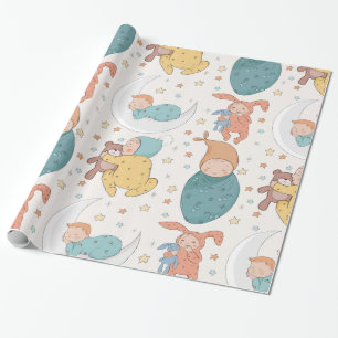 Regalo Papel de envolvimiento de enfermería de Baby Showe