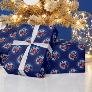Regalo Papel de envolvimiento de espacio Santa