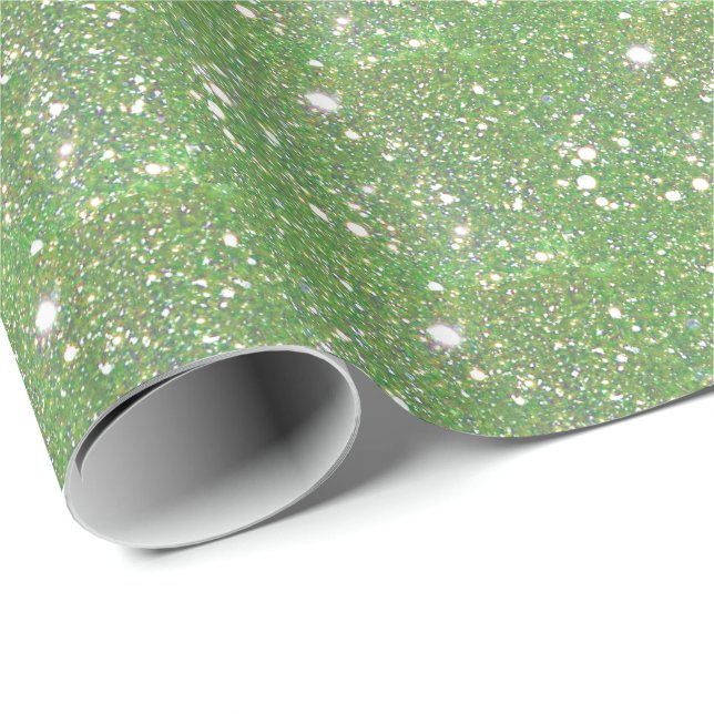 Regalo Papel de envolvimiento de espuma verde (Esquina del rollo)