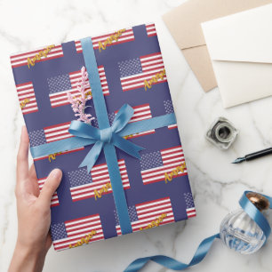 Regalo papel de envolvimiento de Estados Unidos, Estados 