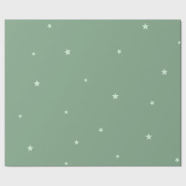 Regalo Papel de envolvimiento de estrella azul lechera